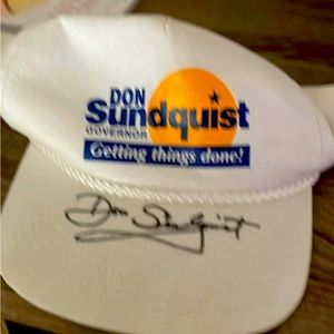 Former Governor Signed Hat
